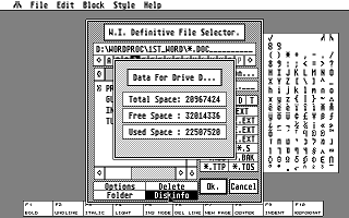 Defsel atari screenshot